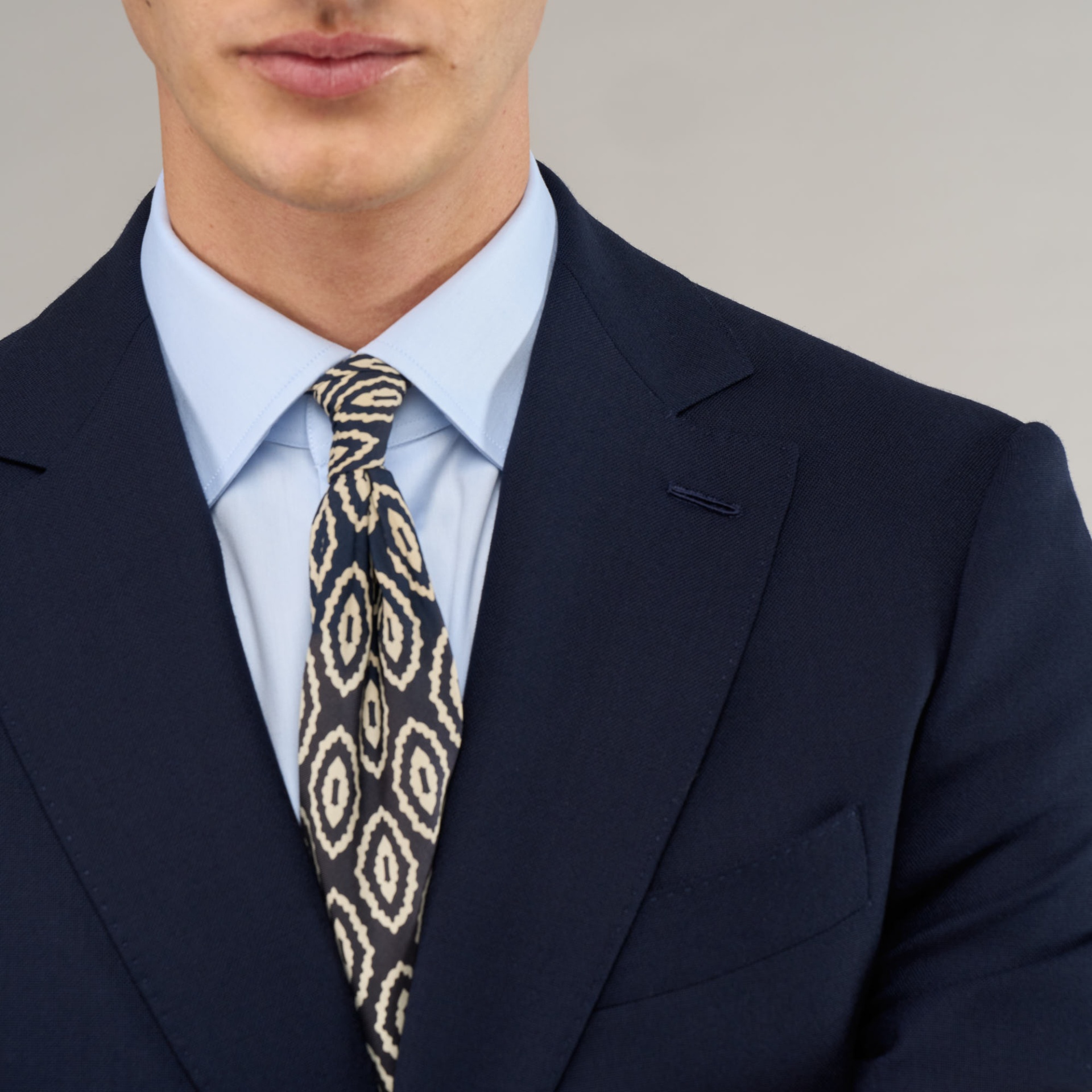 Veste bleu marine Fresco 3 plis | Blazer souple et respirant homme