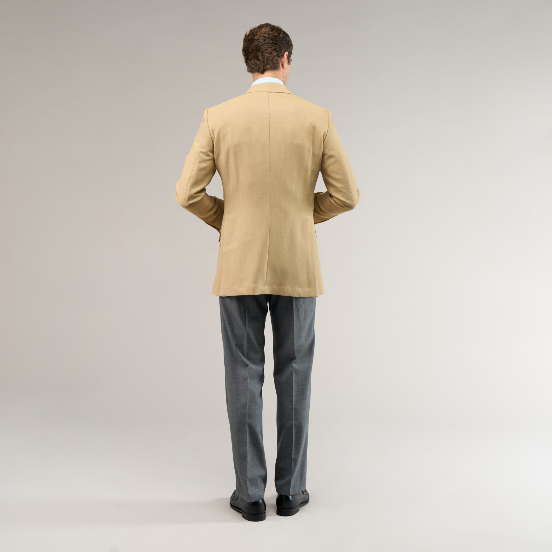 Veste sport beige Mock Leno | Blazer estival homme