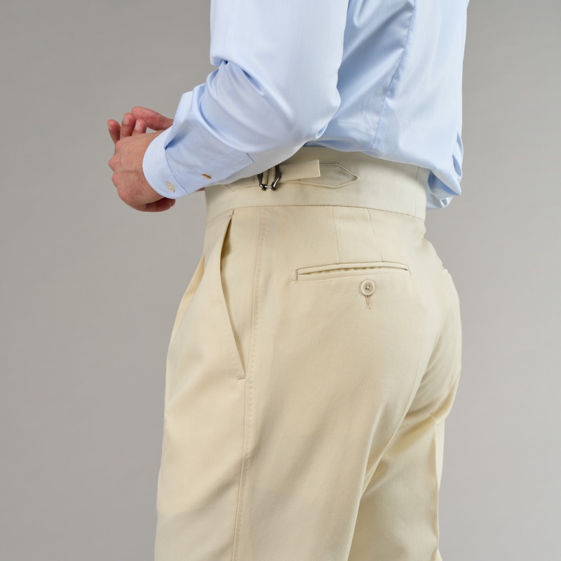 Pantalon Supergabardine Crème