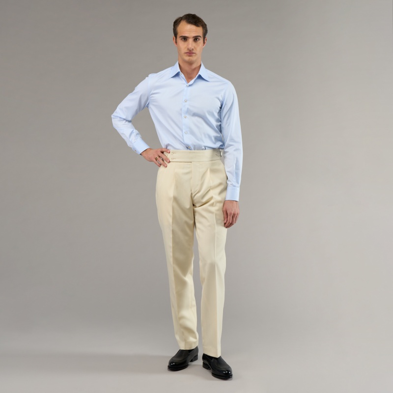Pantalon Supergabardine Crème