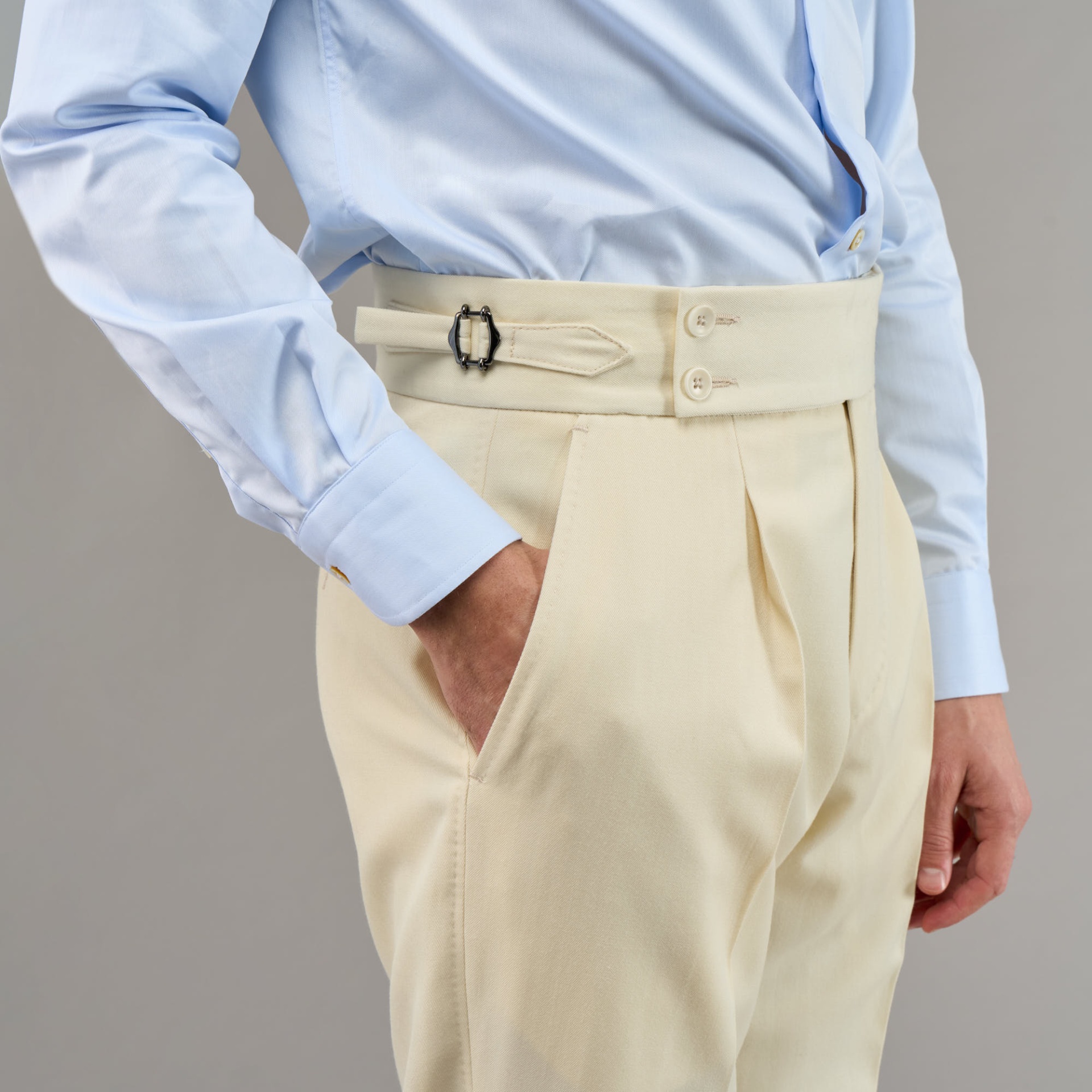 Pantalon Supergabardine Crème