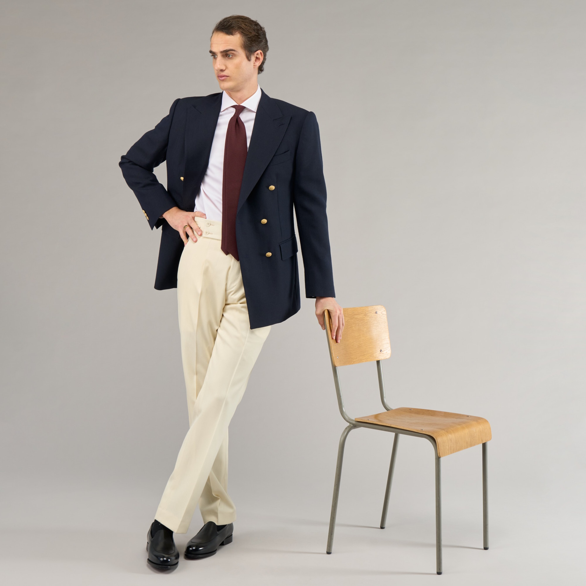 Pantalon Supergabardine Crème