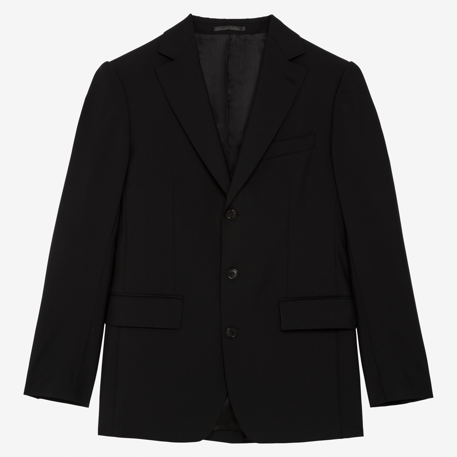 Costume noir en Supergabardine Hardy Minnis – Cran parisien 9,5 cm