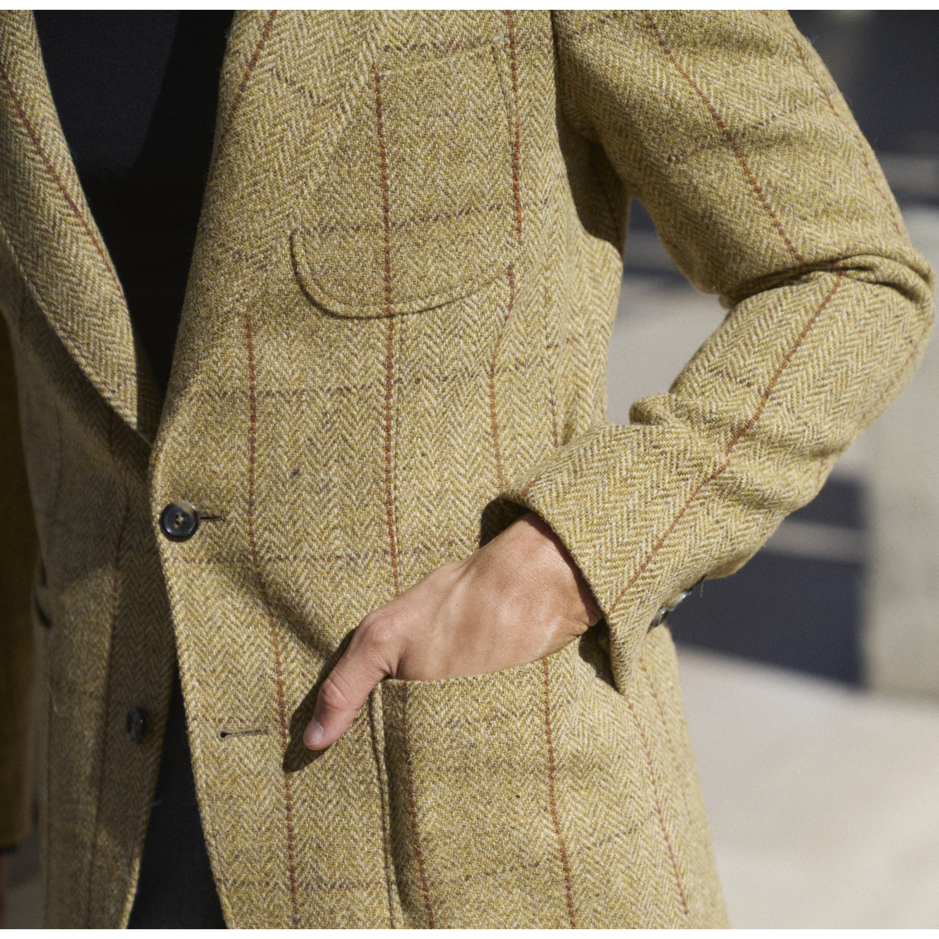 Veste Harris Tweed carreaux