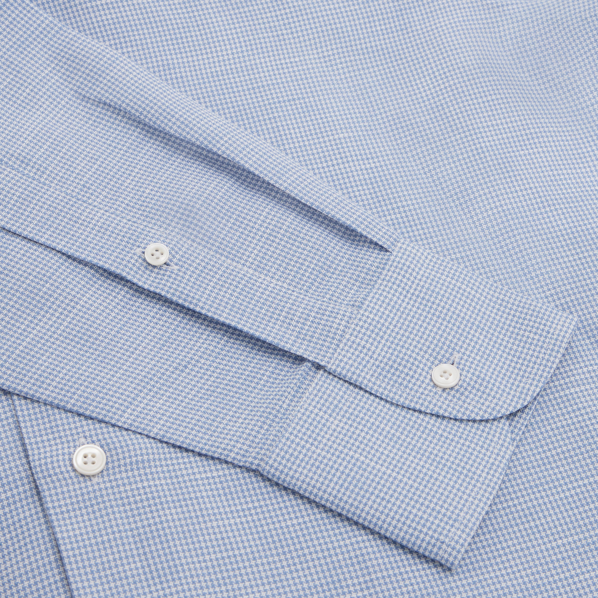 Chemise homme Coton Lin Carreaux Bleu Ciel