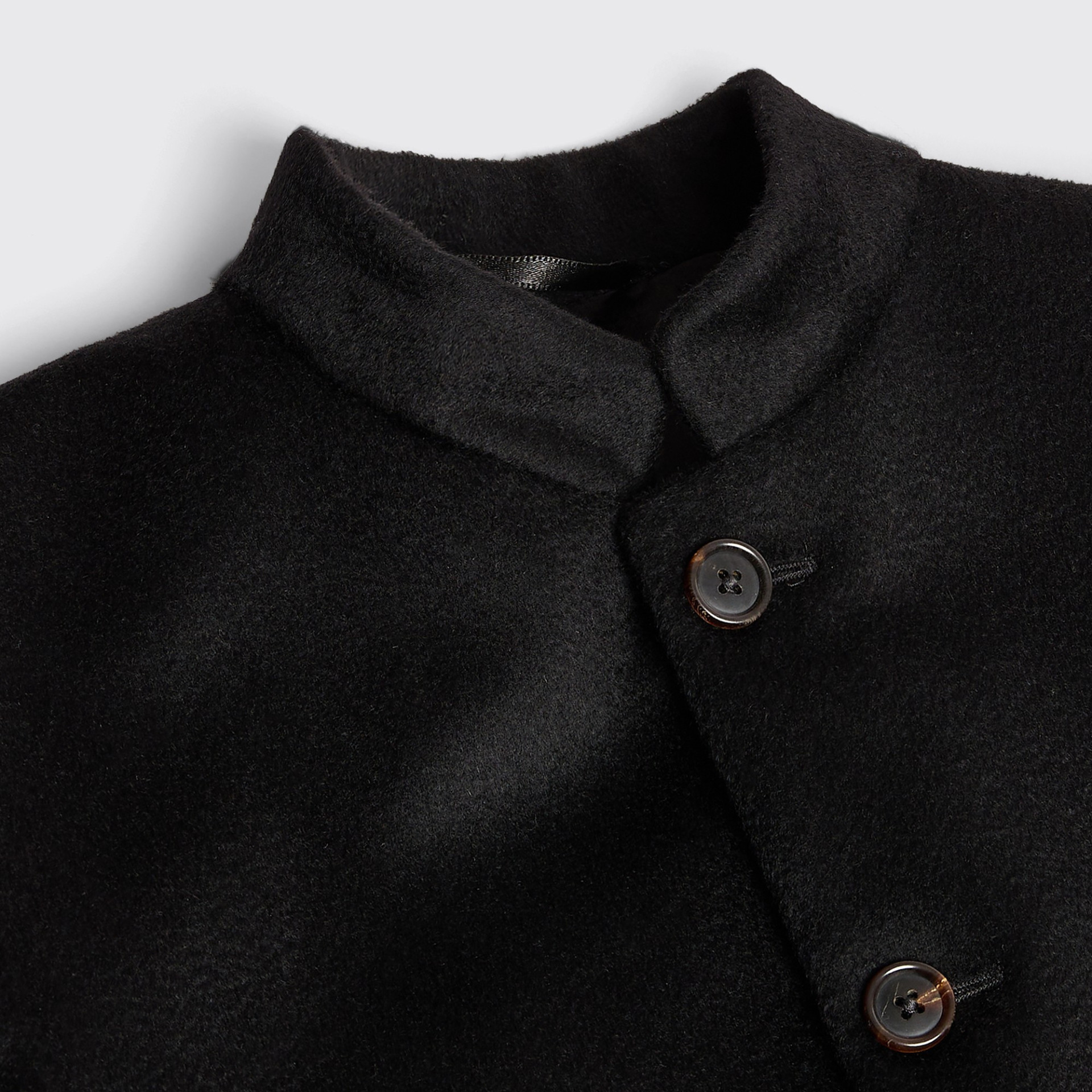 Veste Impressioniste Noire en cachemire 