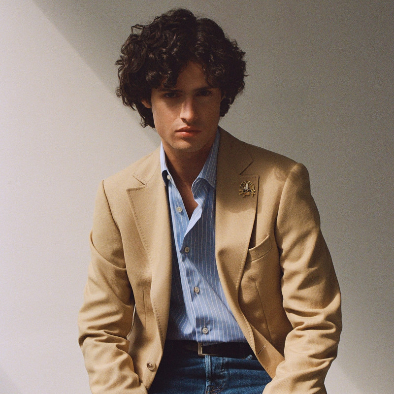 Blazer Fresco Mock Leno Miel 
