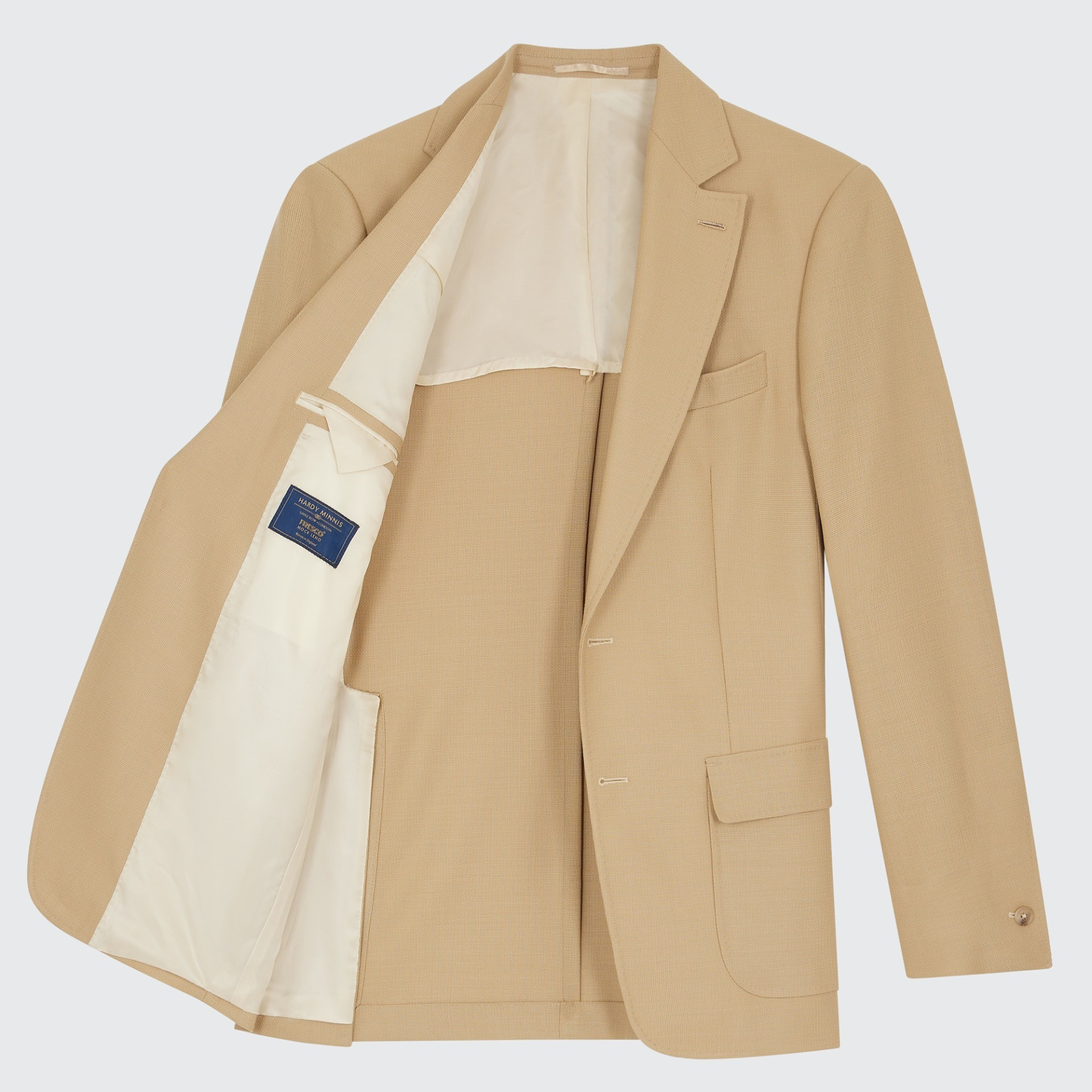 Blazer Fresco Mock Leno Miel