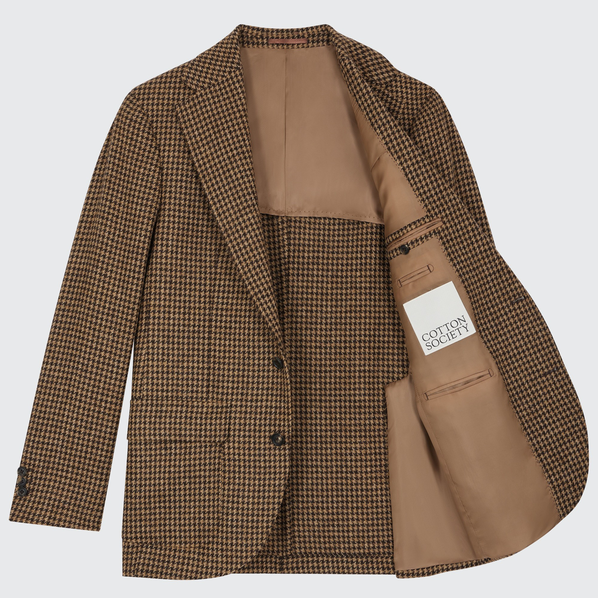 Blazer pieds de poule en Tweed Magee