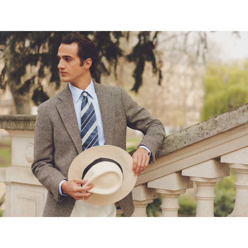 Blazer à chevrons en Tweed Mcgee