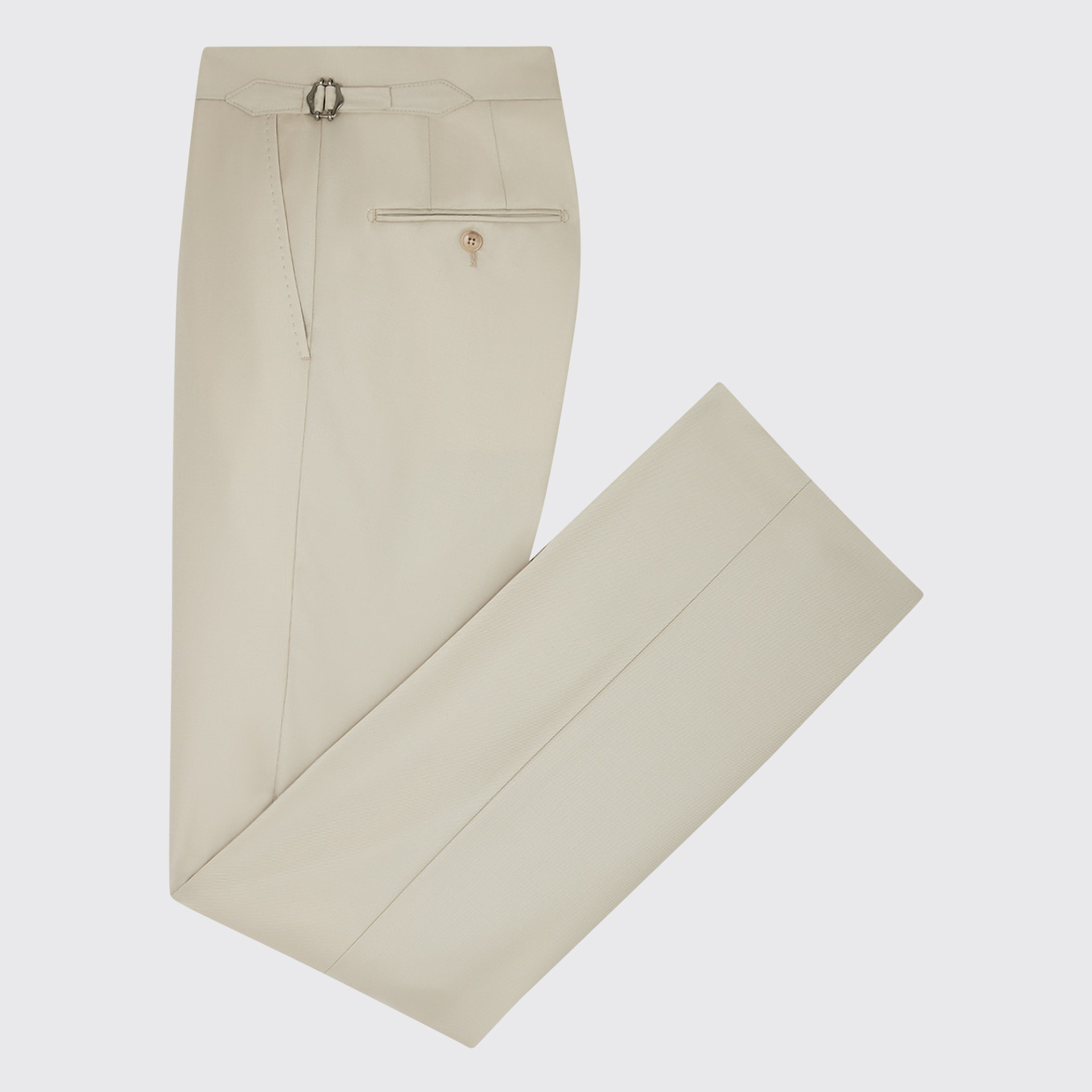 Costume beige "Office" à boutons en corne