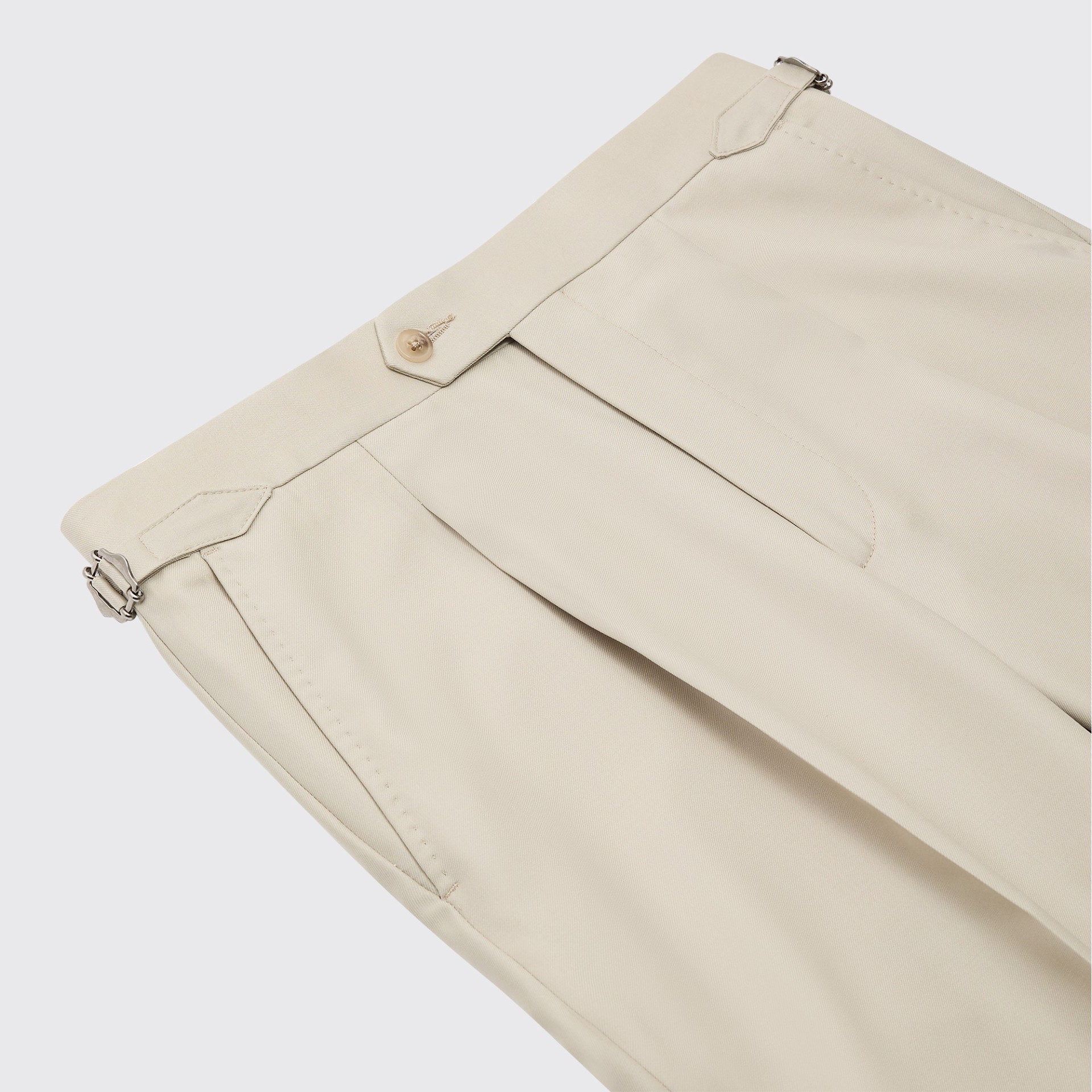 Costume beige "Office" à boutons en corne