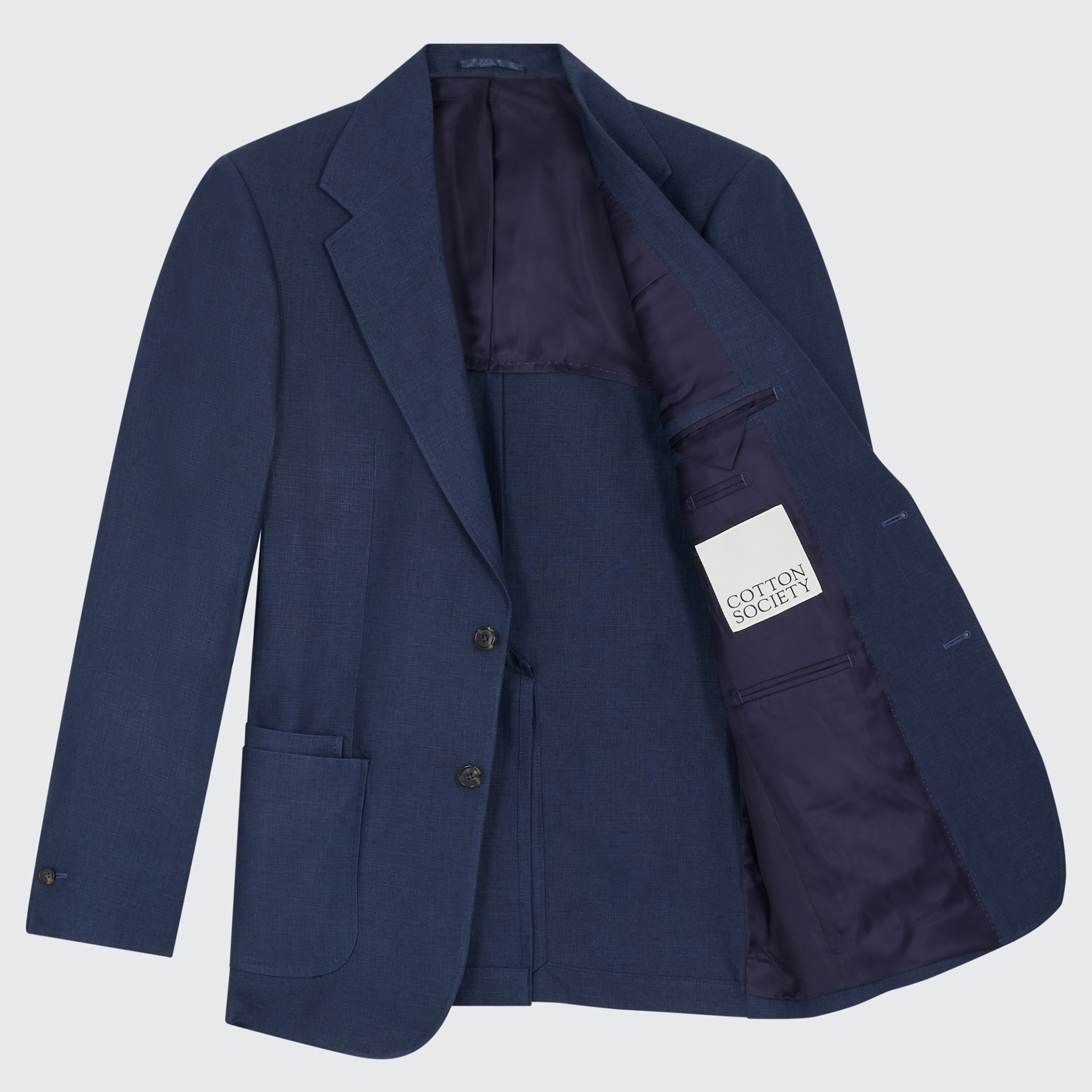 Costume bleu en lin Irlandais