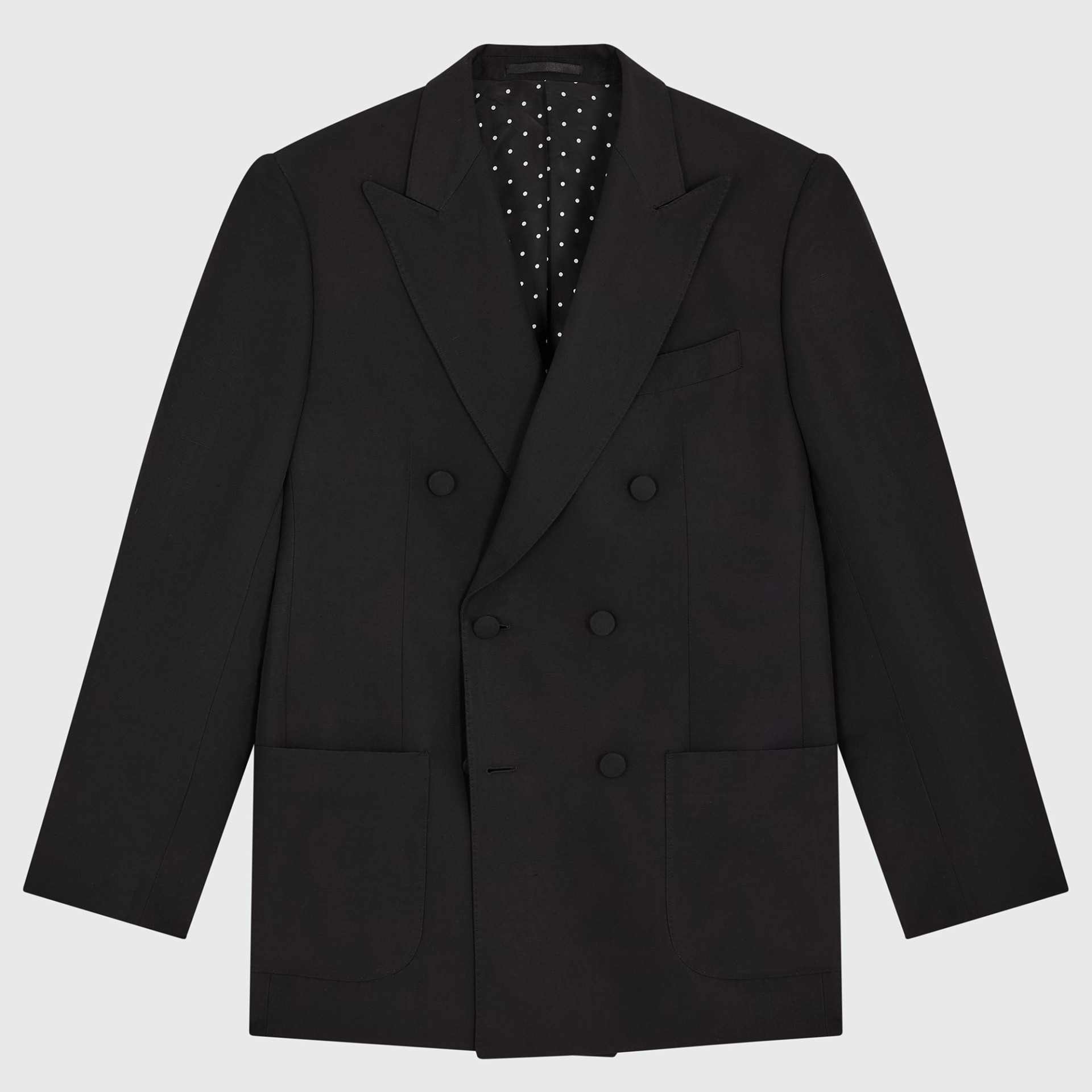 Veste de soirée en shantung