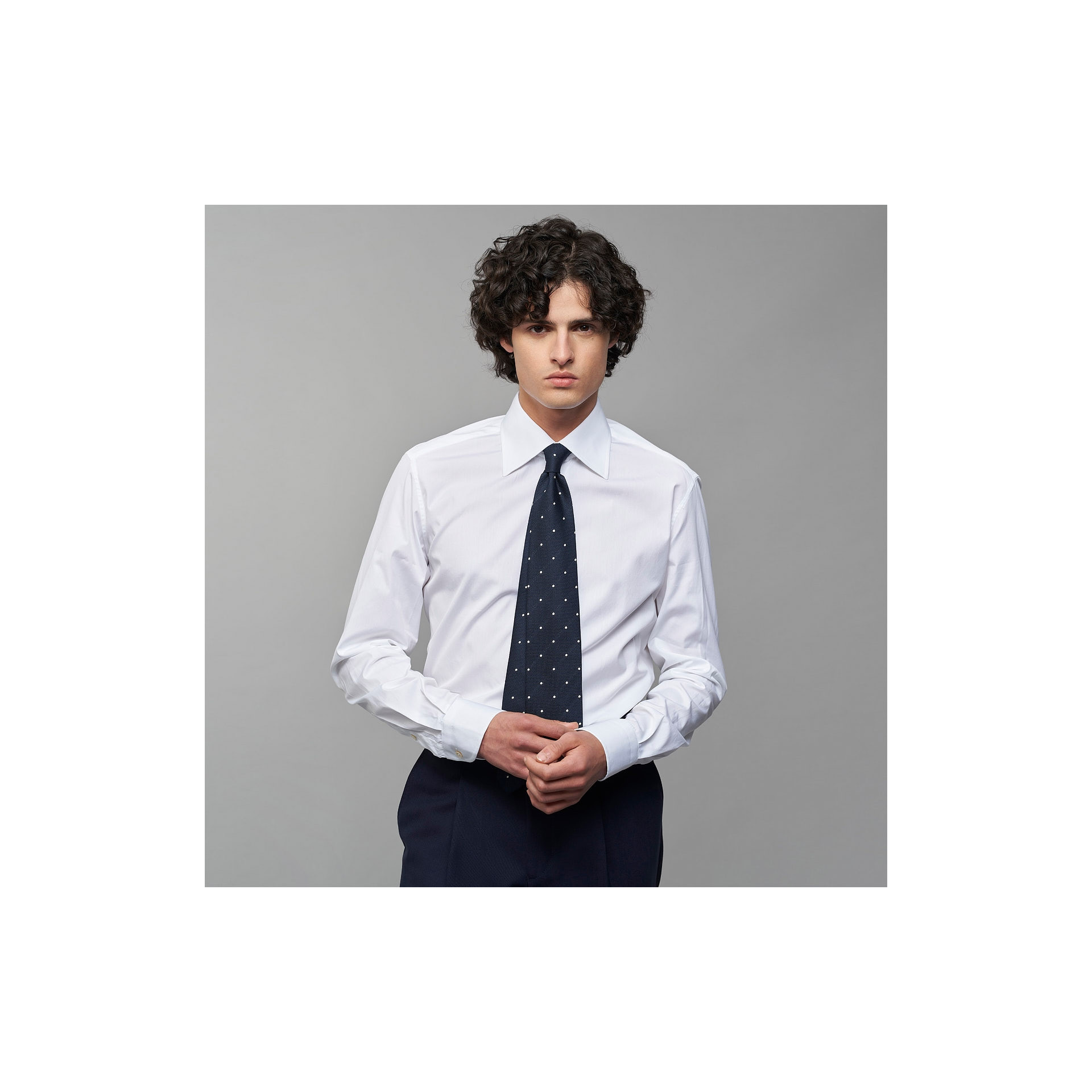 Chemise Popeline Unie Blanche