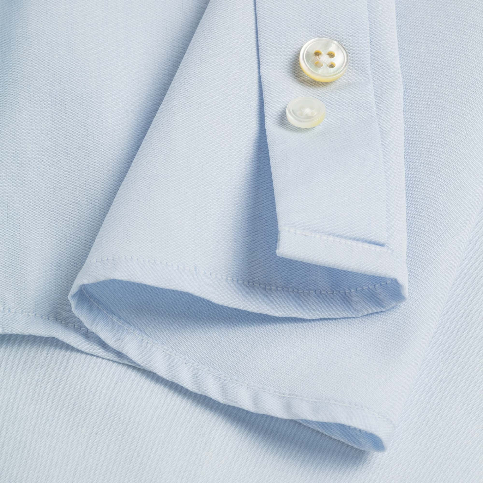 Chemise Popeline Uni Bleu