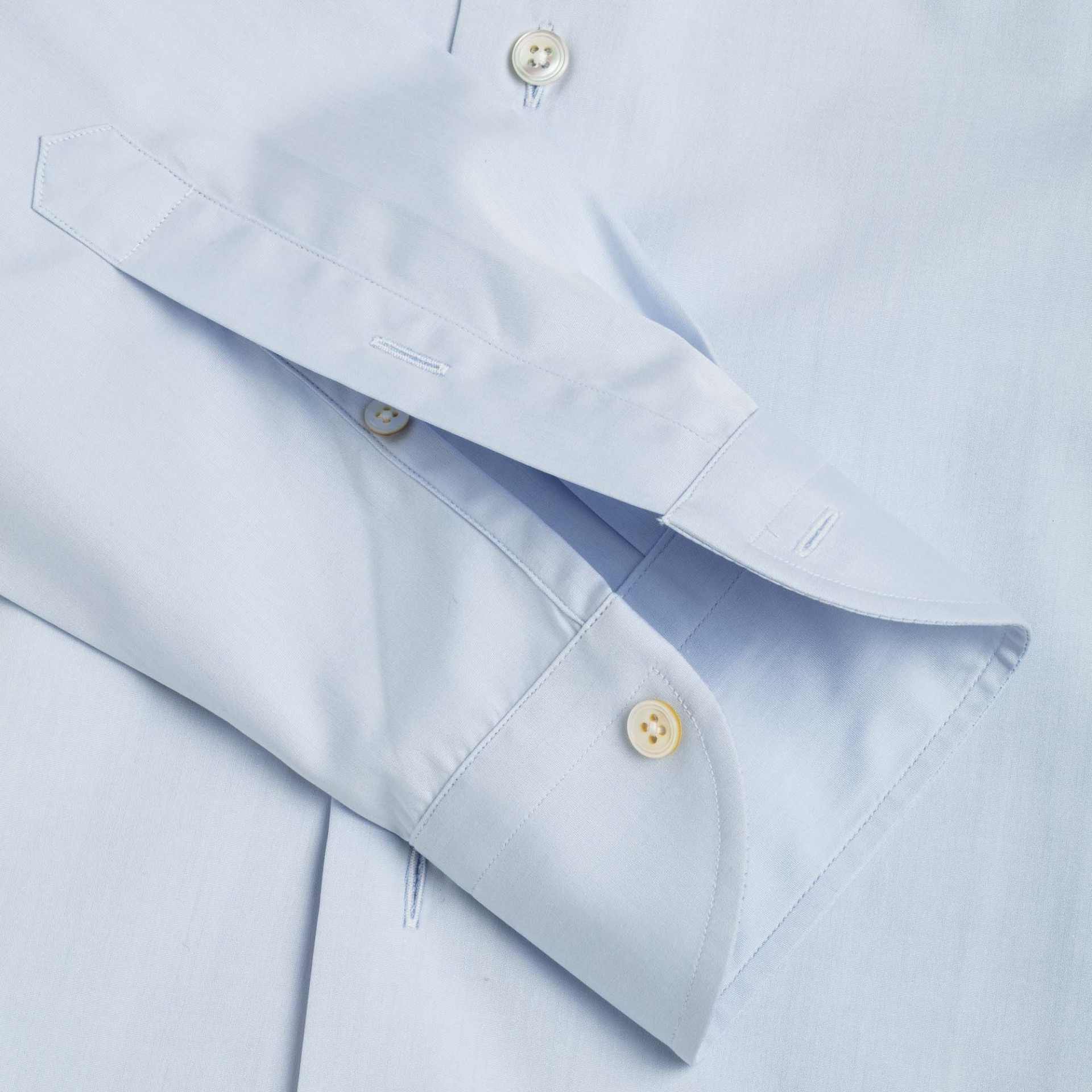 Chemise Popeline Uni Bleu