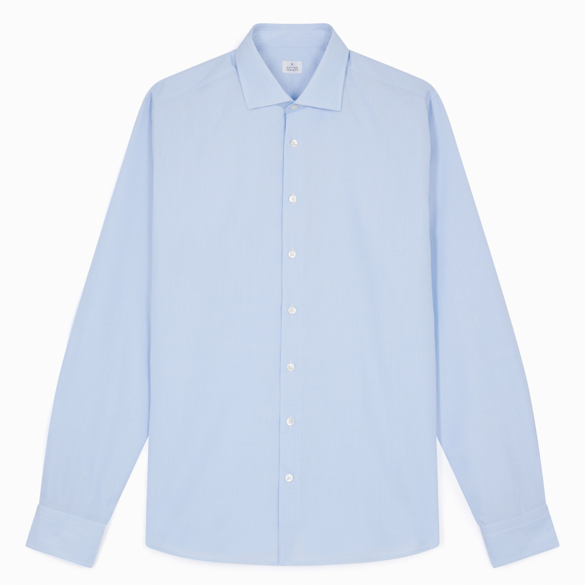 Chemise homme Popeline Uni Bleu