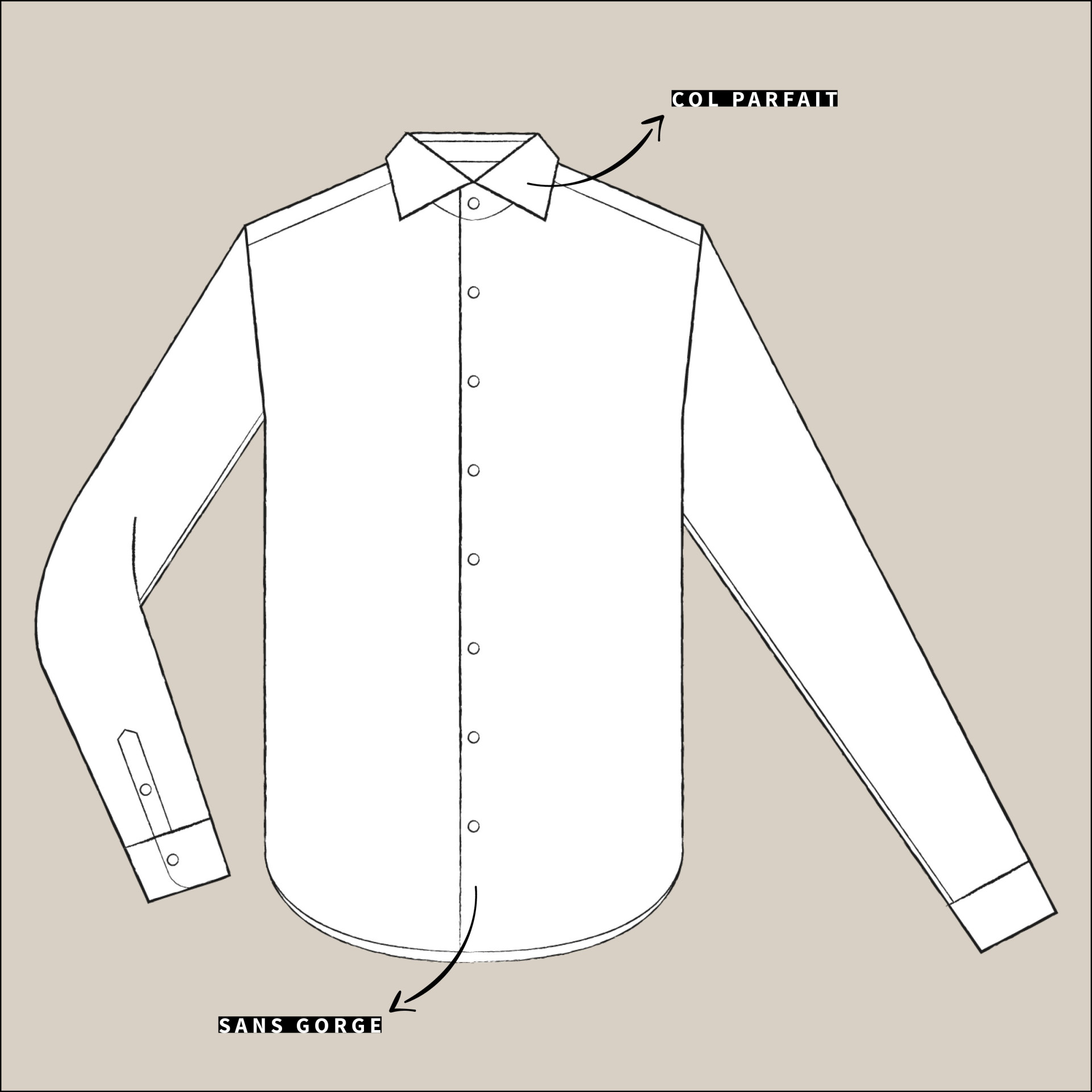 Chemise homme Popeline Uni Bleu