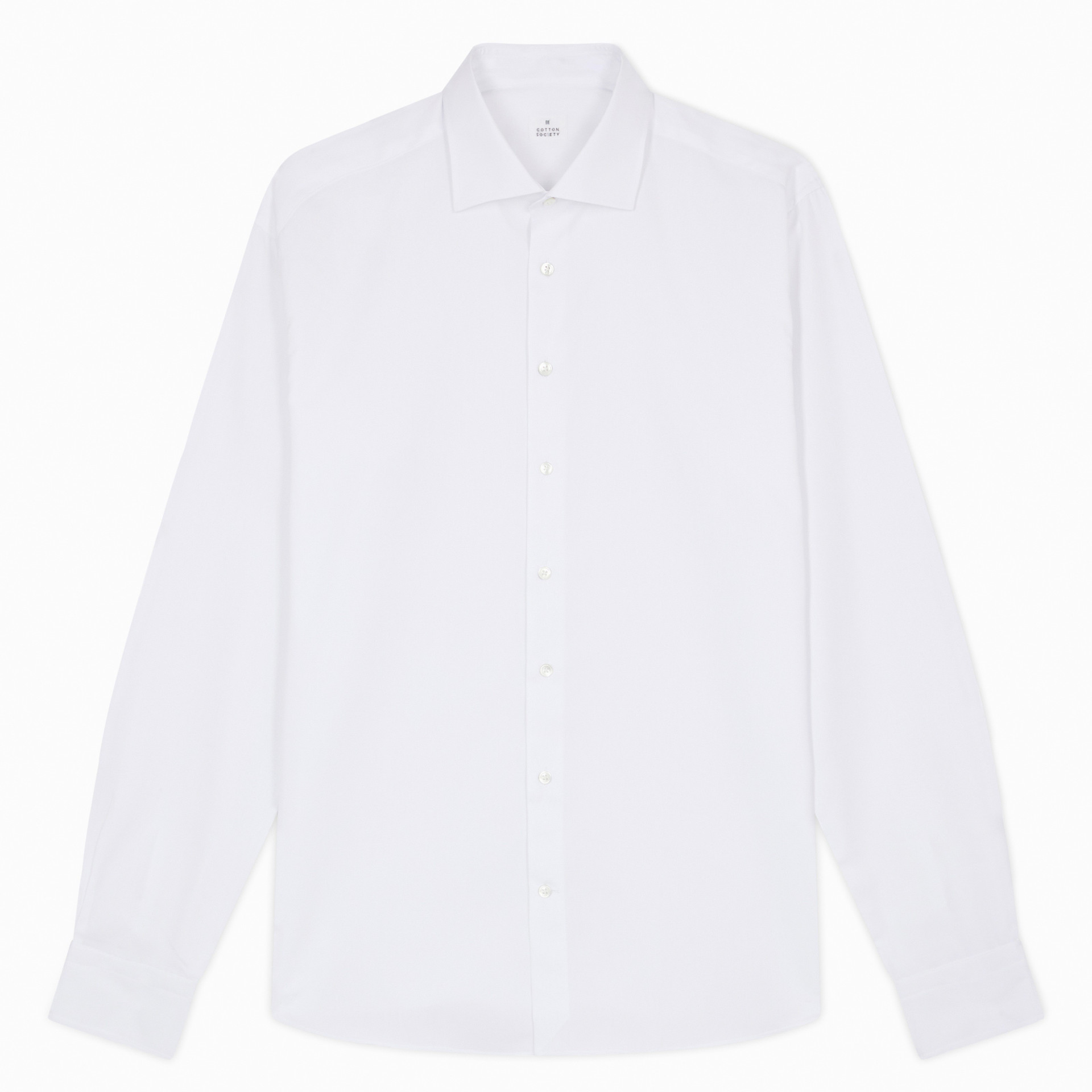 Chemise homme Popeline Uni Blanc