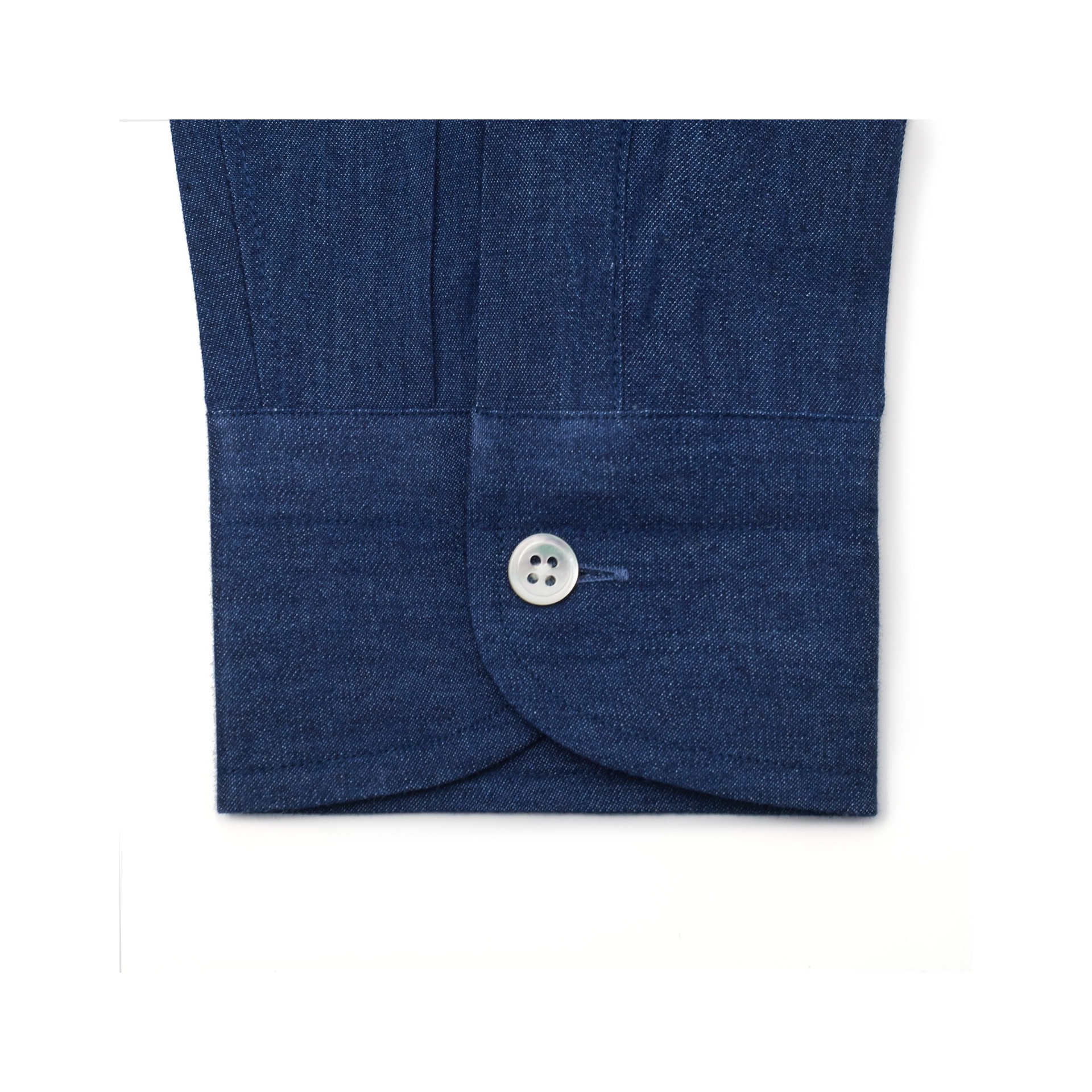 Chemise homme Jean Uni Bleu