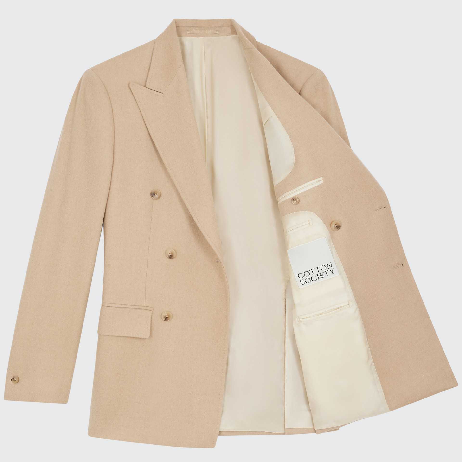 Veste Beige en poils de chameau