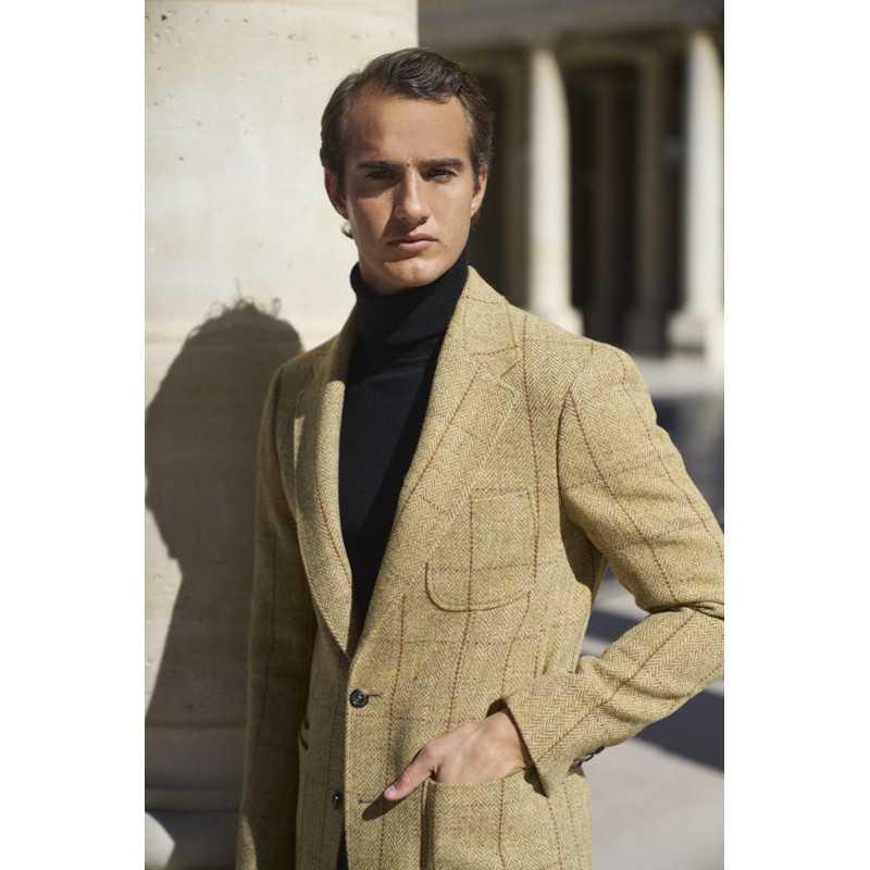 Veste en Harris Tweed à carreaux