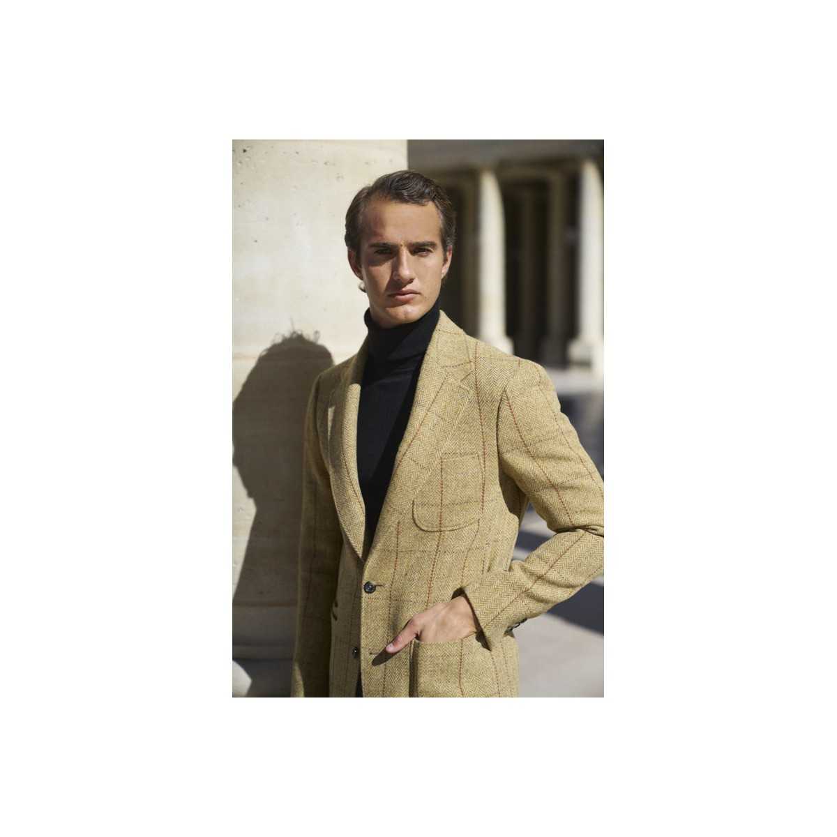 Veste en Harris Tweed à carreaux