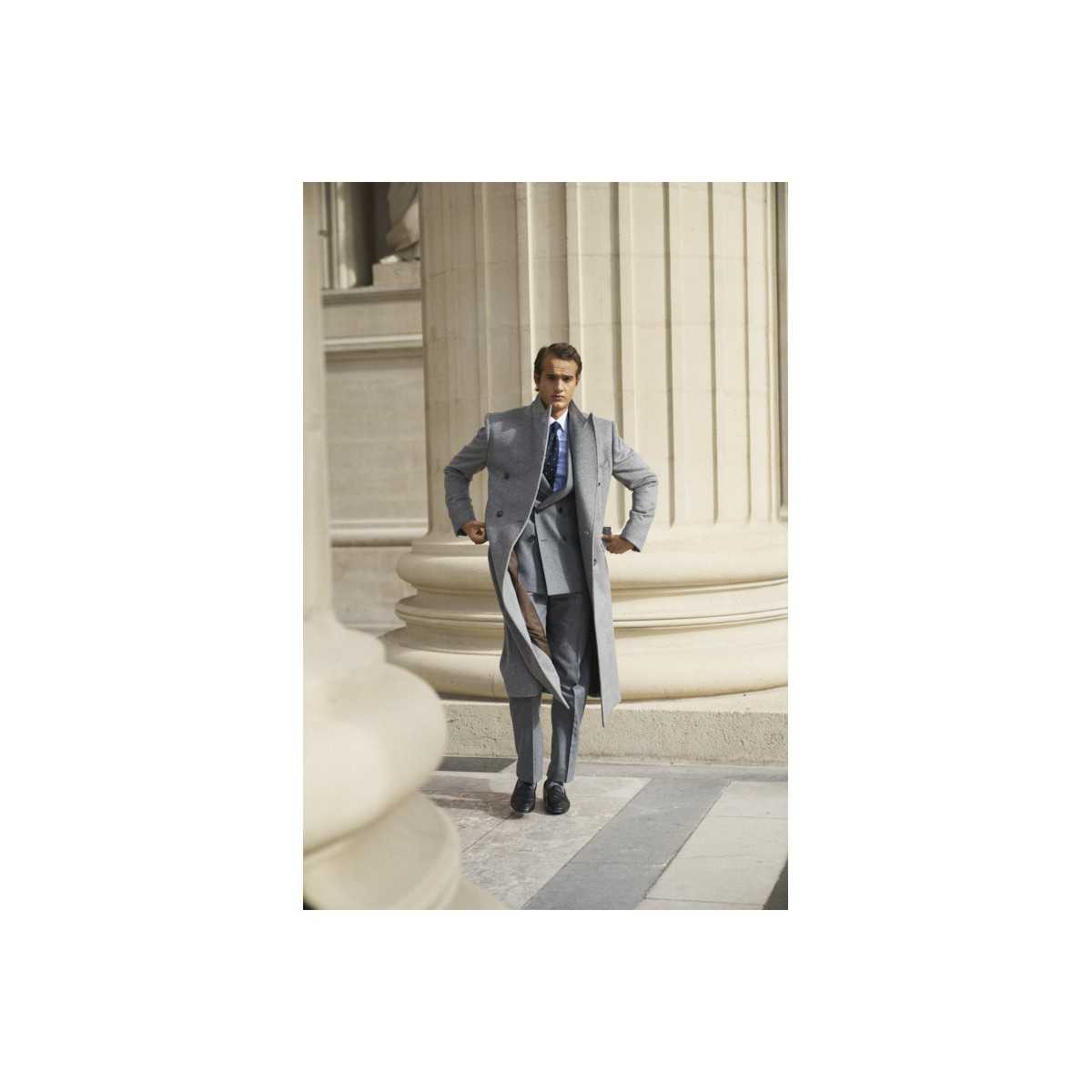 Manteau Croisé Gris