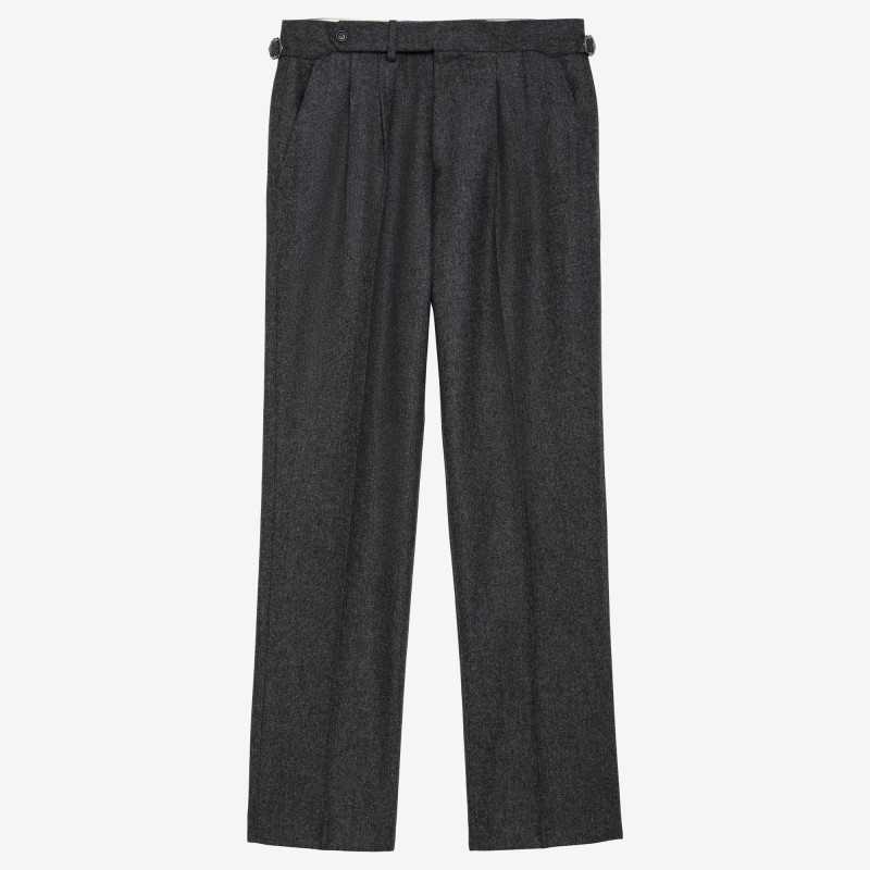 Costume flanelle gris marron Vitale Barberis Canonico