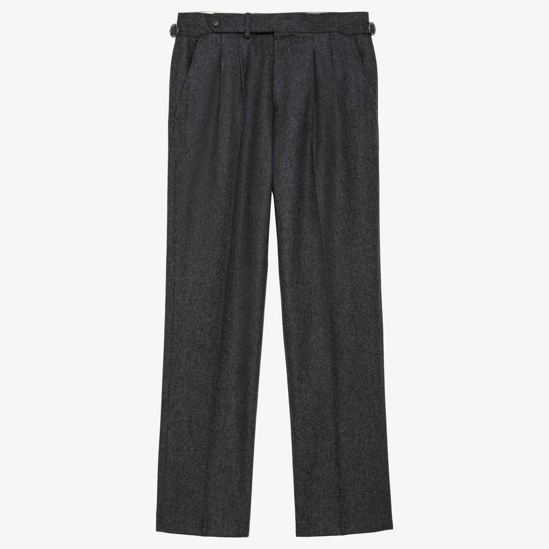 Costume flanelle gris marron Vitale Barberis Canonico