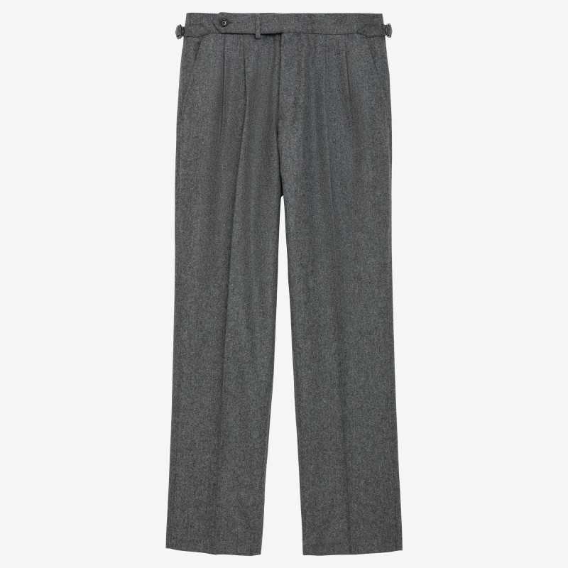 Costume croisé flanelle grise 370g Vitale Barberis