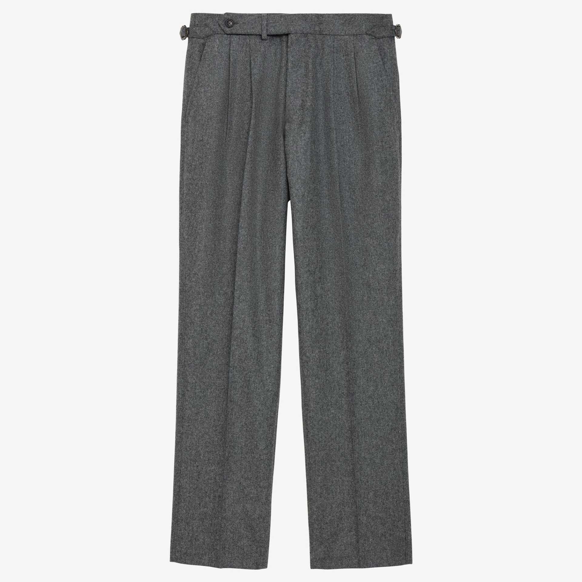 Costume croisé flanelle grise 370g Vitale Barberis