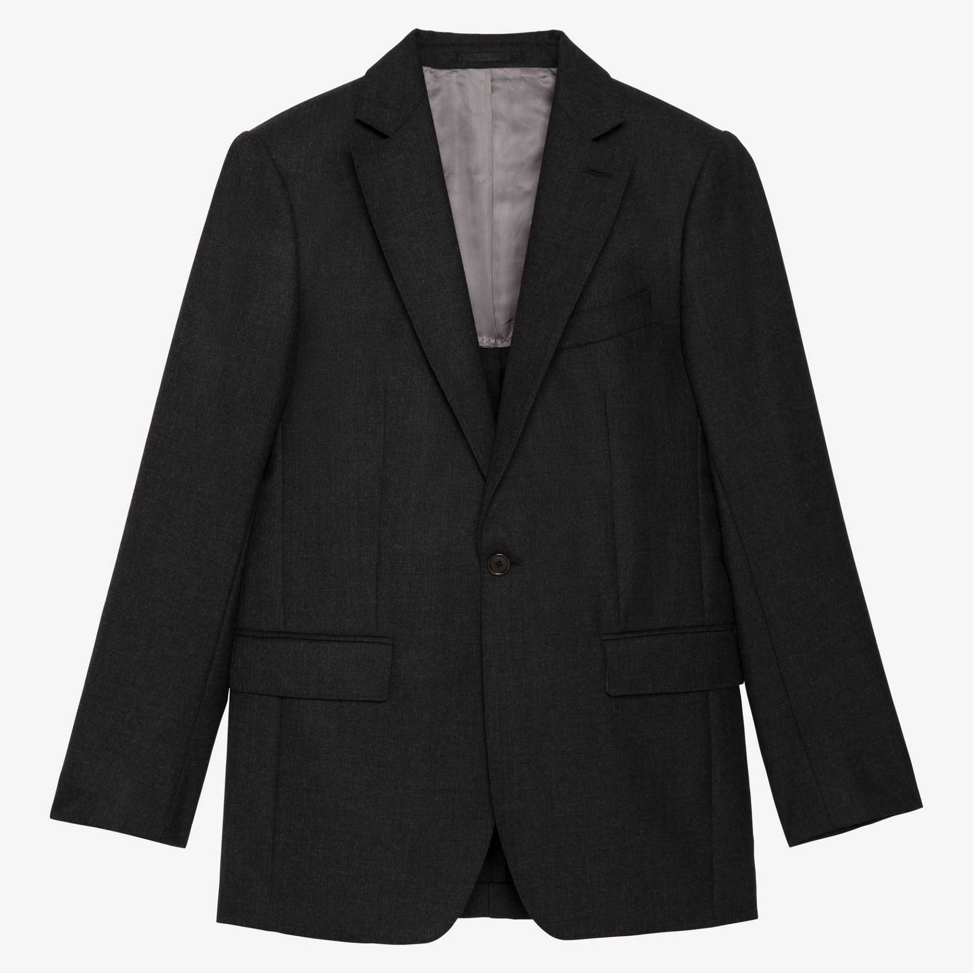 Costume en gabardine anthracite Standeven