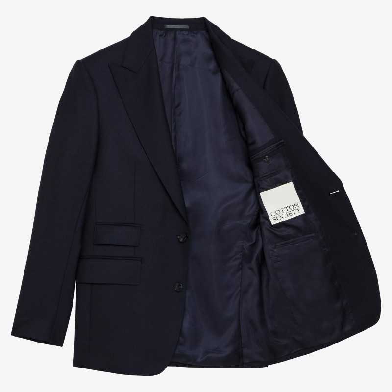 Costume marine gabardine Standeven 340g cran aigu