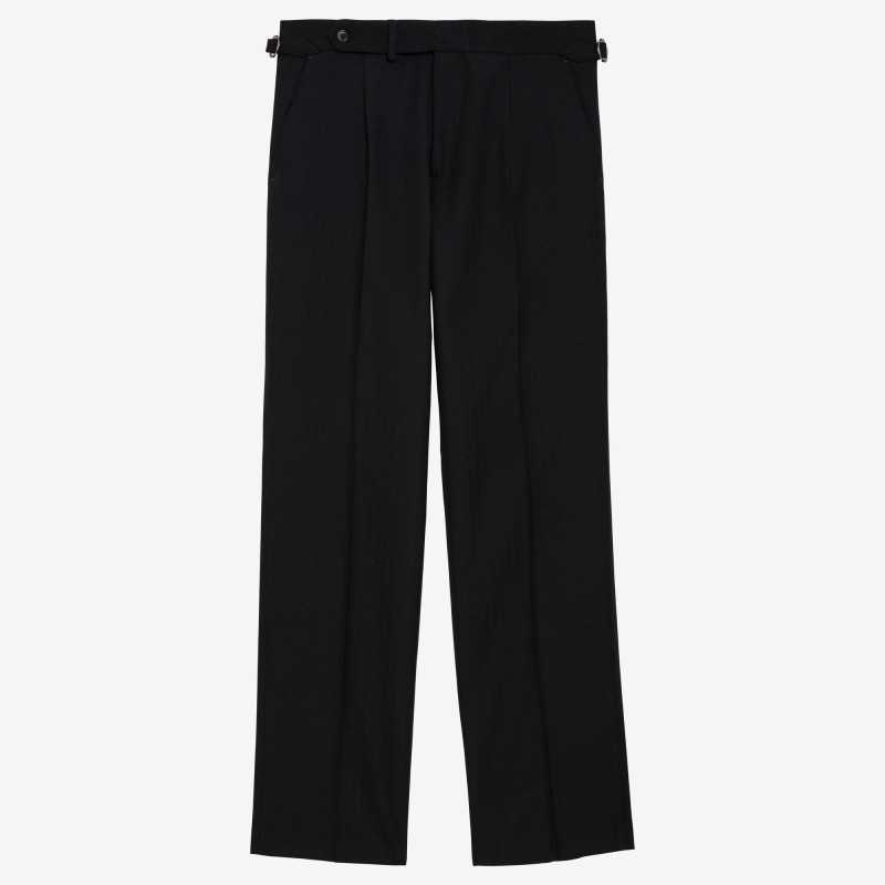 Costume marine gabardine Standeven 340g cran aigu