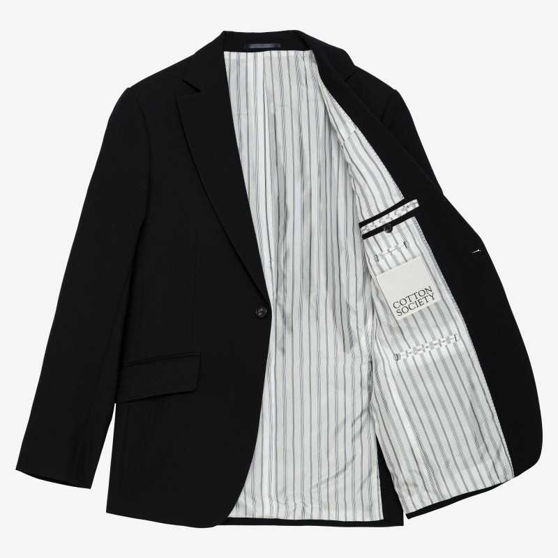 Costume marine chevrons Standeven 340g cran parisien