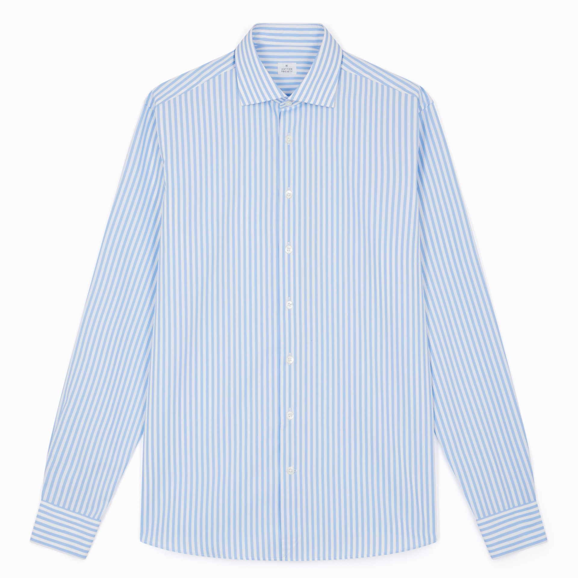 Chemise homme Popeline Rayé Bleu