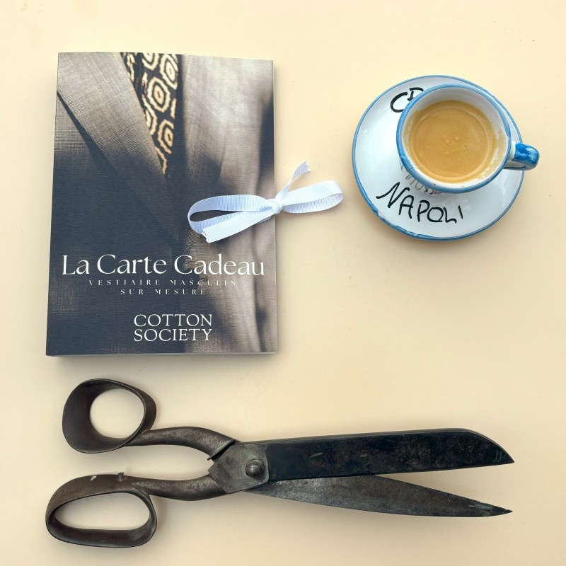 Coffret 3 chemises sur mesure, cadeau élégant pour homme, Cotton Society