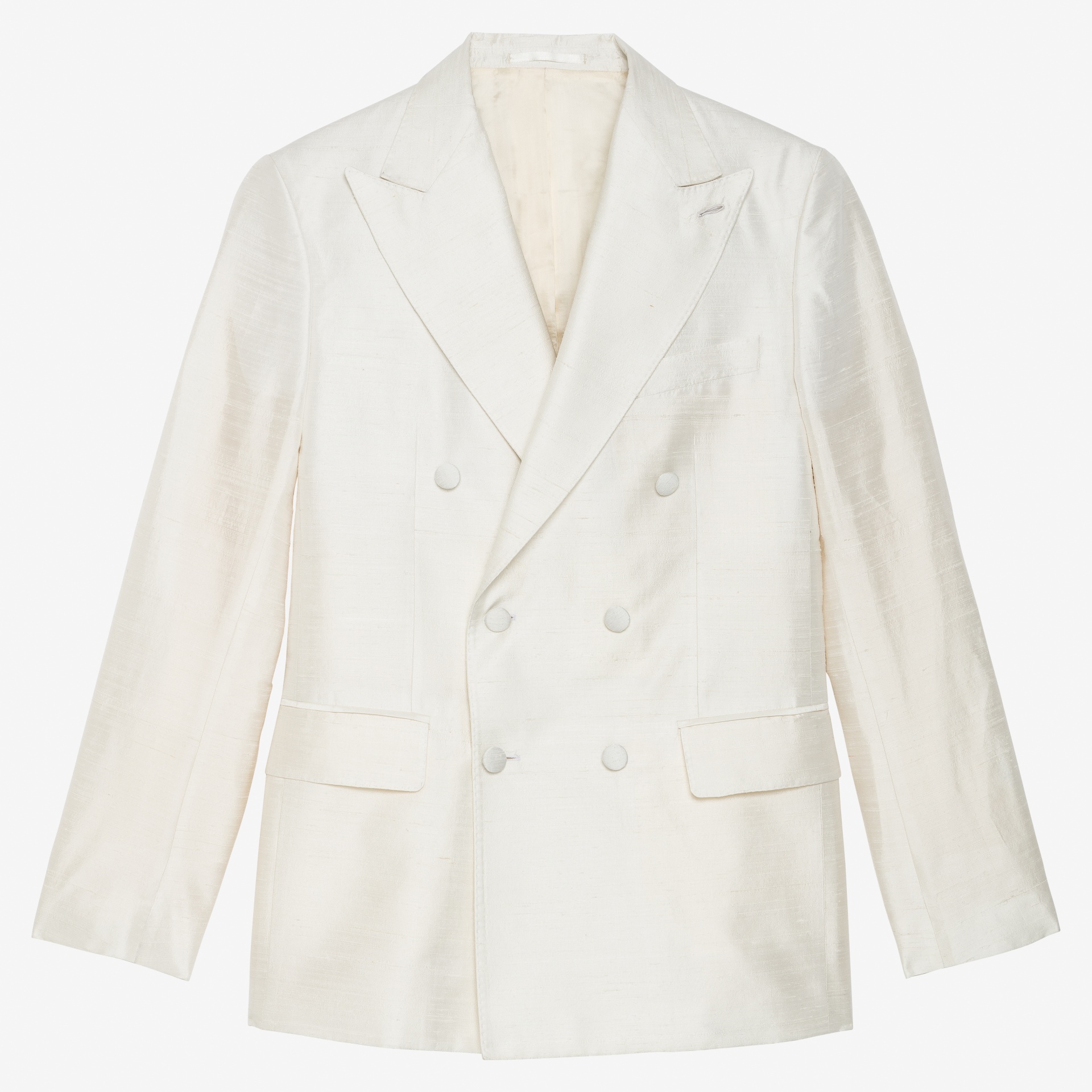 Veste de soirée Ivoire en Shantung de soie