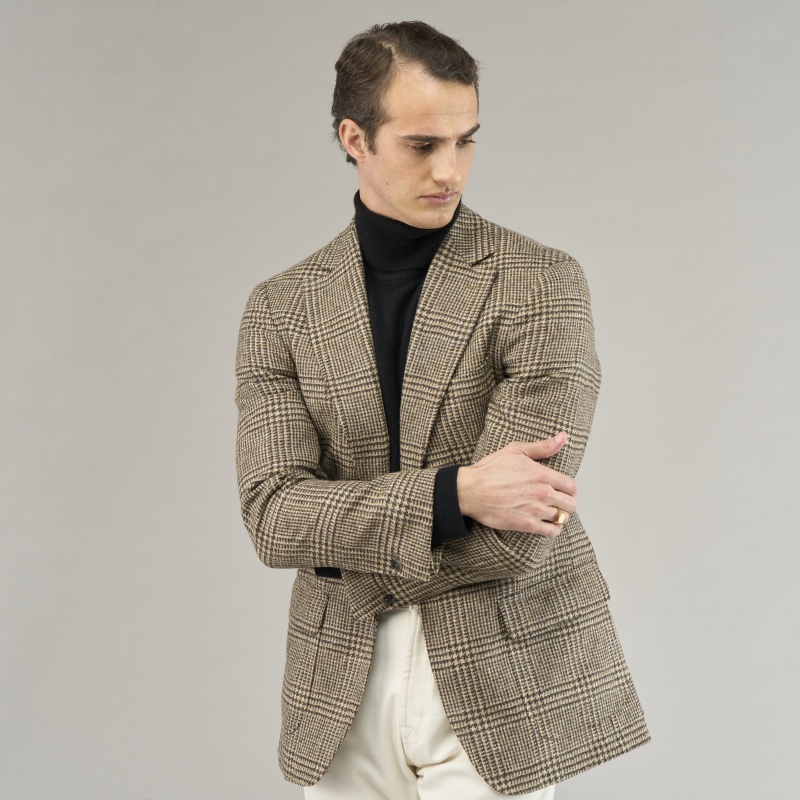 Veste Tweed Prince de Galles