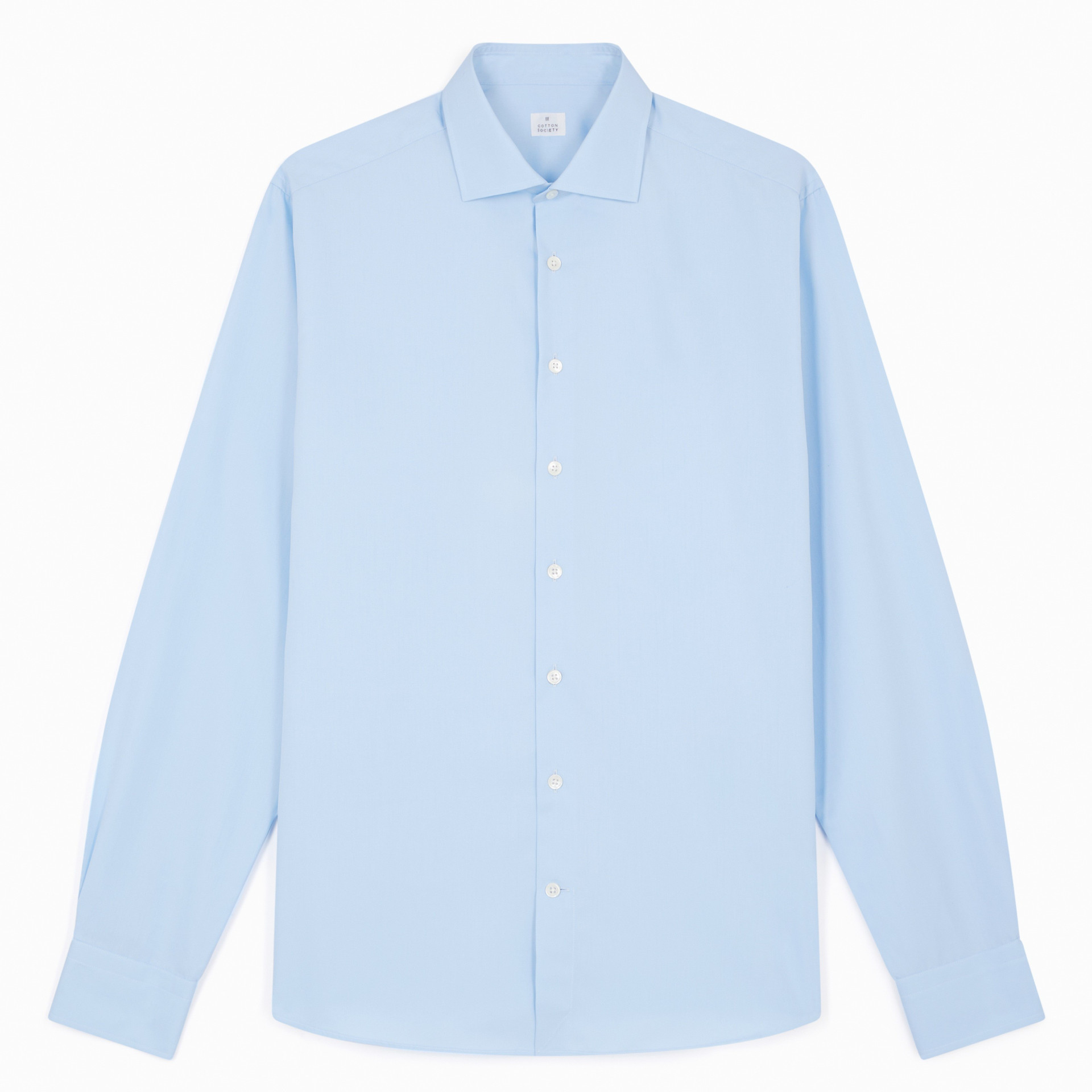 Chemise homme Popeline Uni Bleu